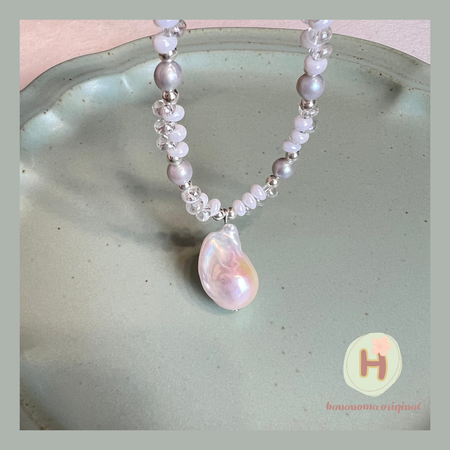 Baroque ocean Natural pearl Necklace