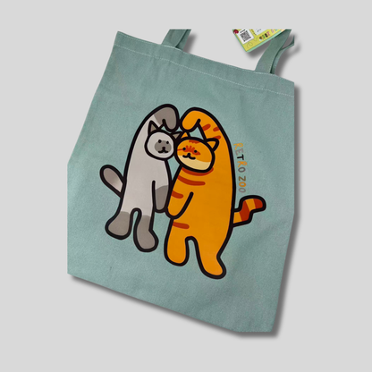 我が家にゃんこトートバッグ