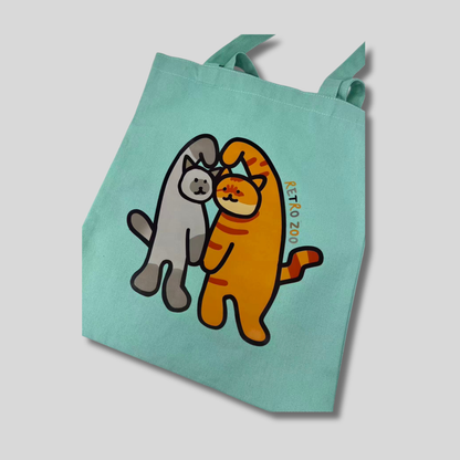 我が家にゃんこトートバッグ