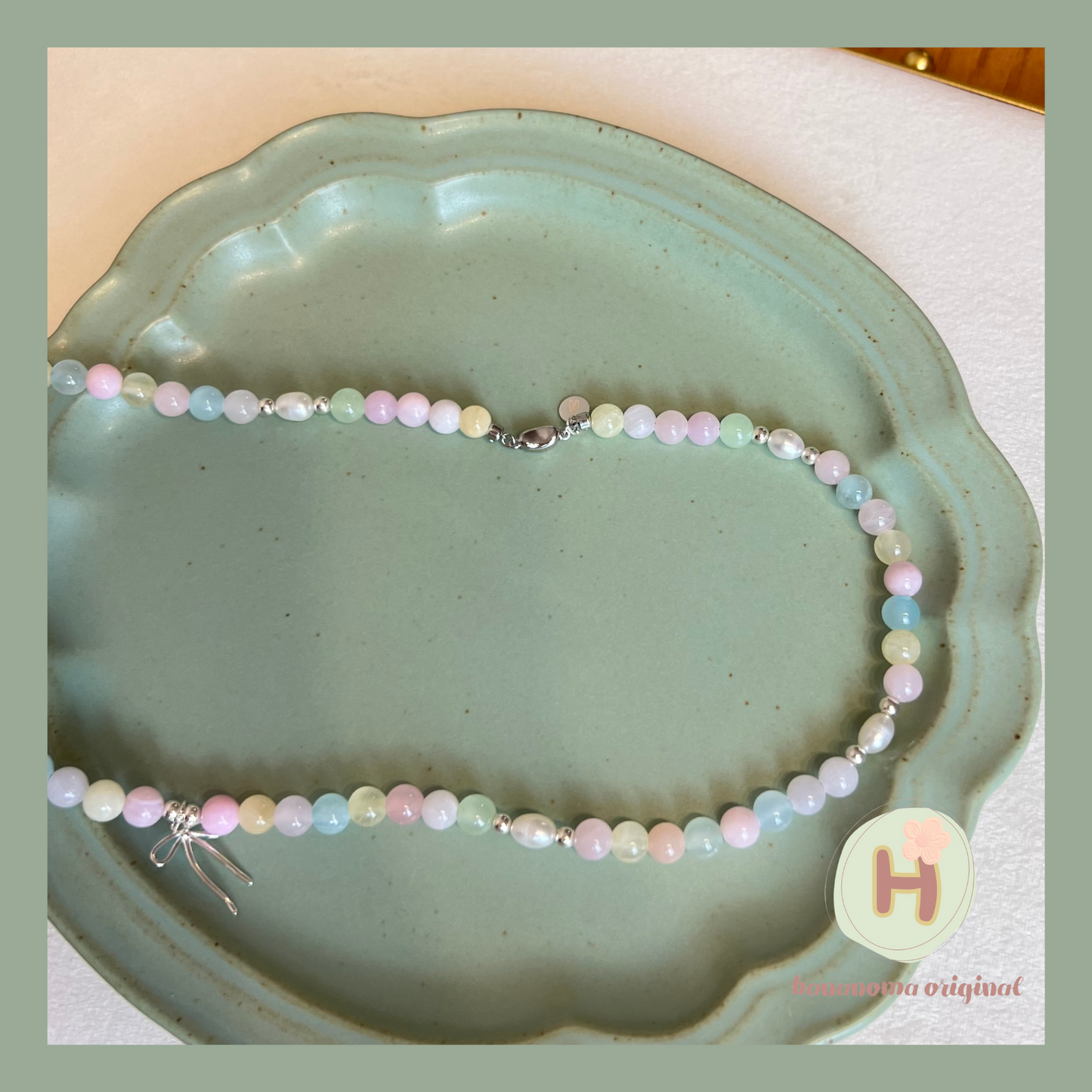 Pastel dream Natural pearl Necklace