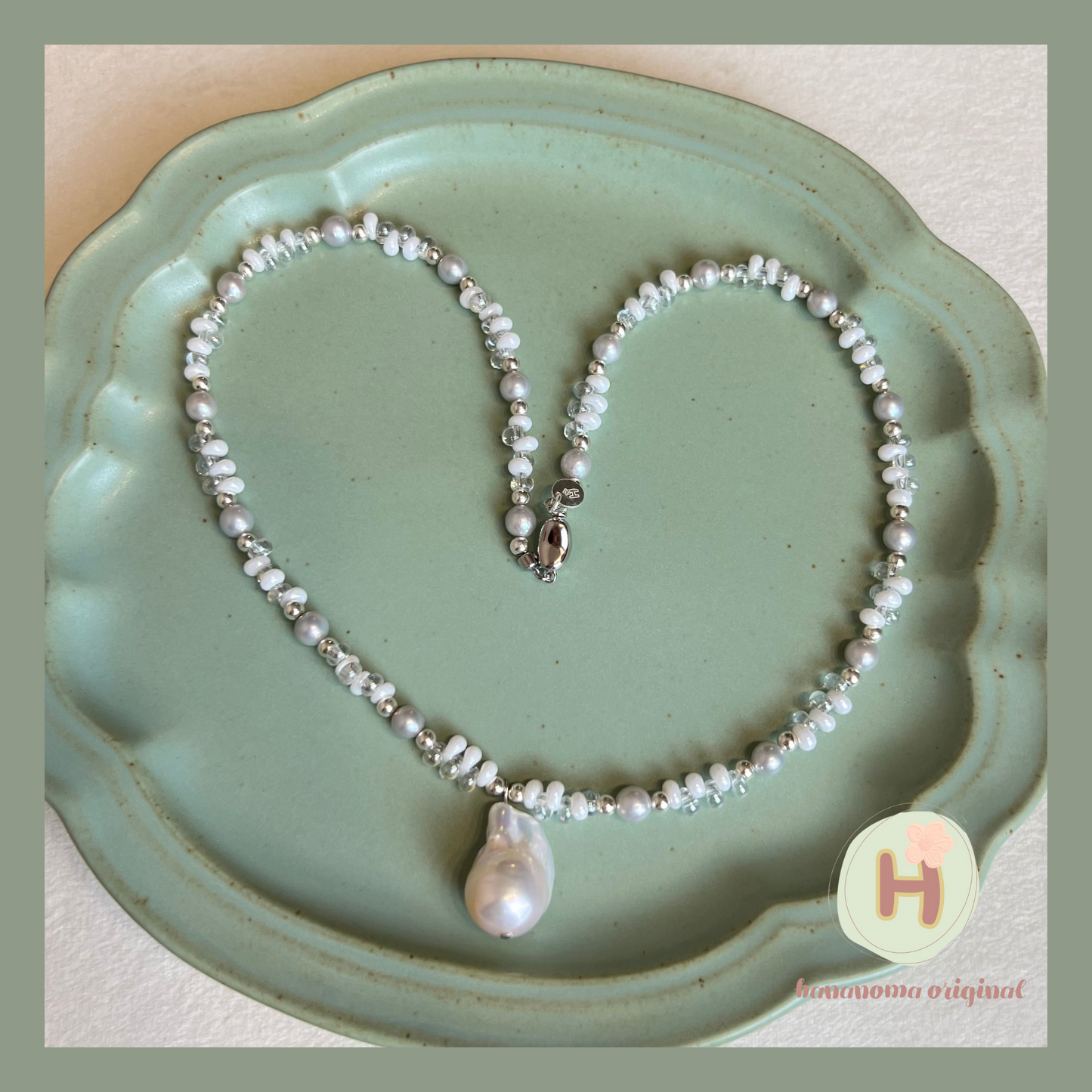 Baroque ocean Natural pearl Necklace