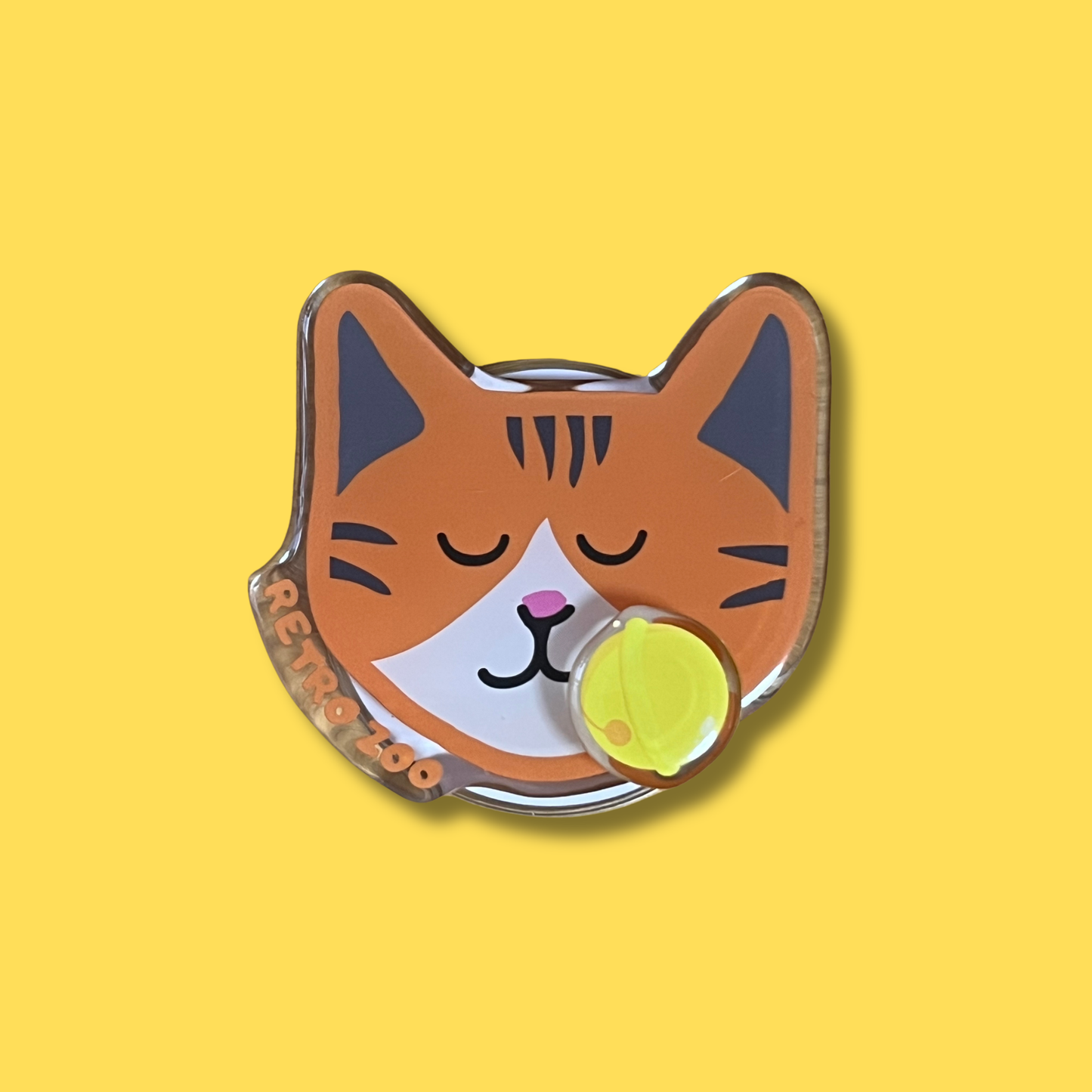 我が家にゃんこくるくるスマホグリップ