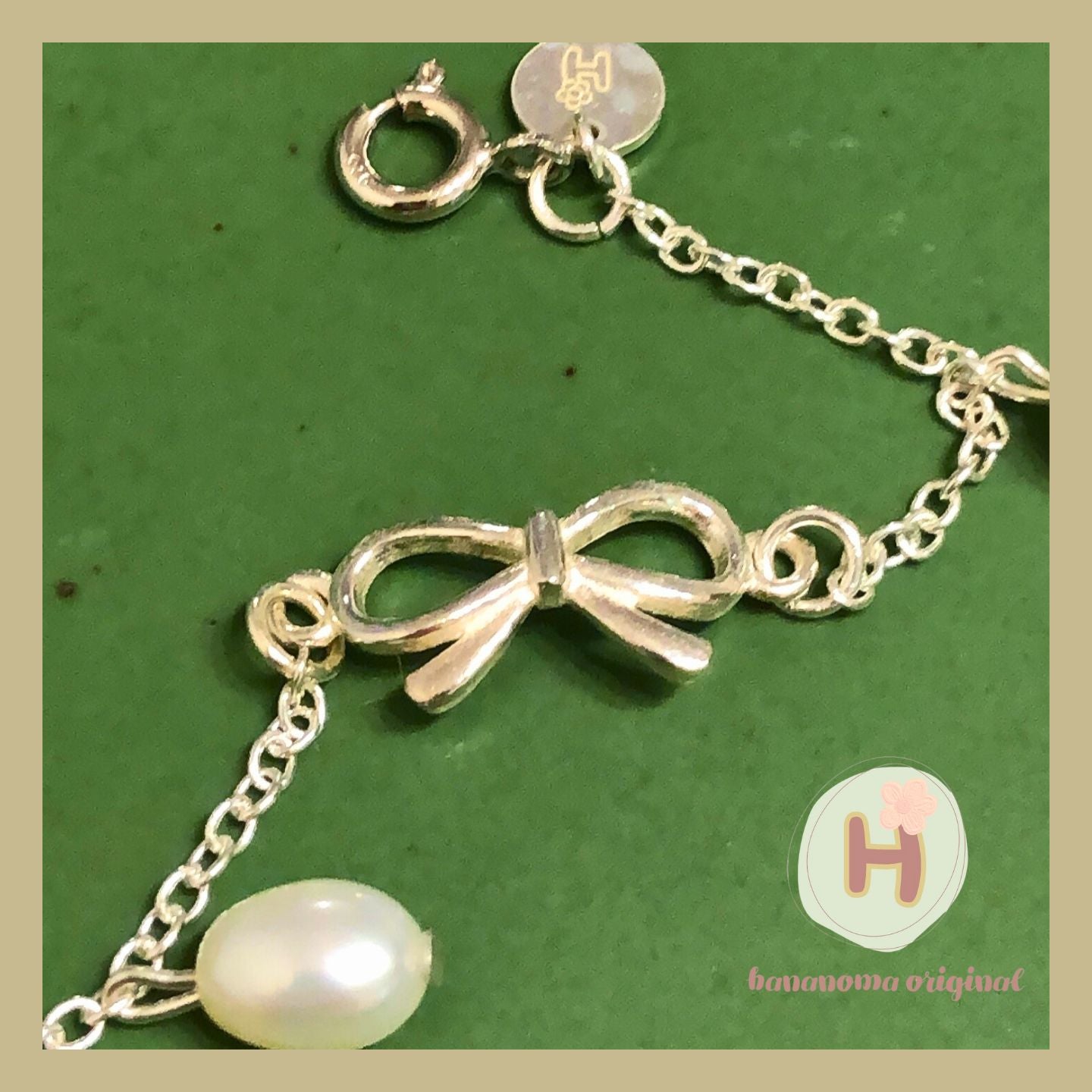 Ribbon pearl Bracelet