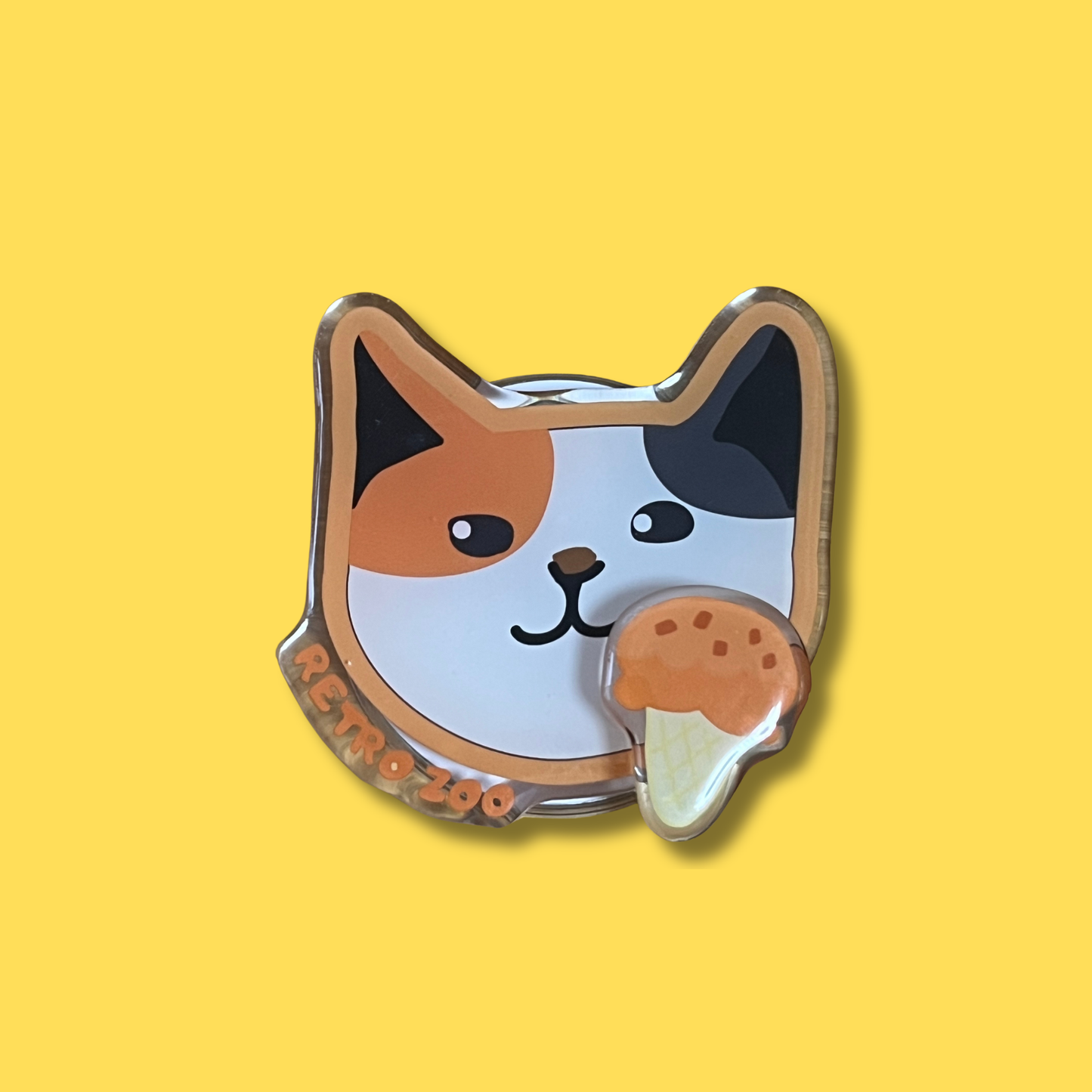 我が家にゃんこくるくるスマホグリップ