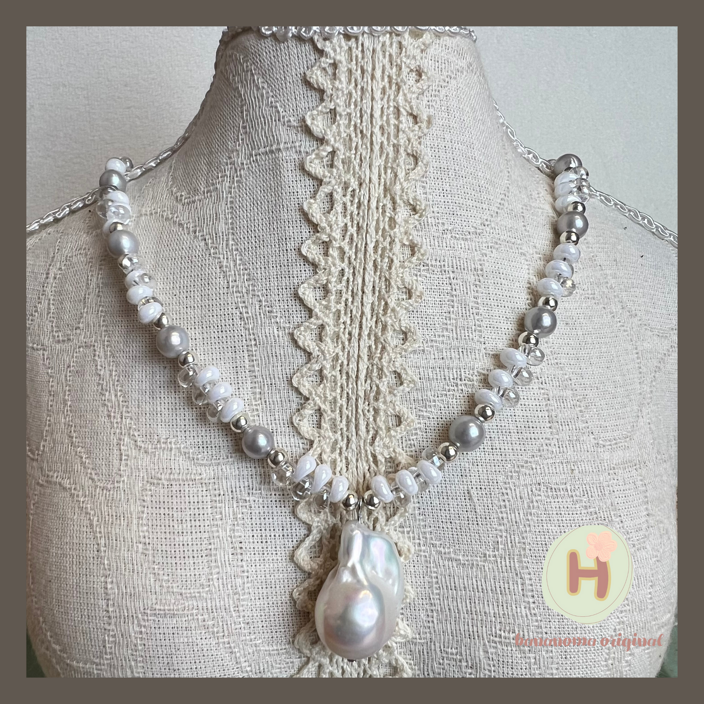 Baroque ocean Natural pearl Necklace