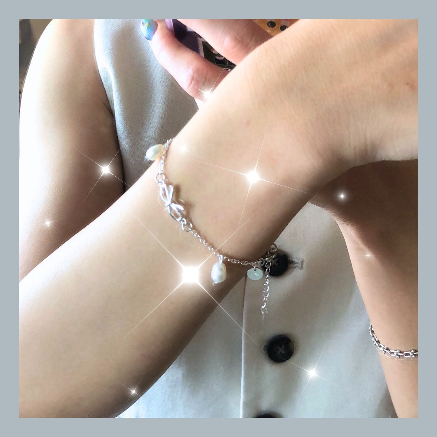 Ribbon pearl Bracelet