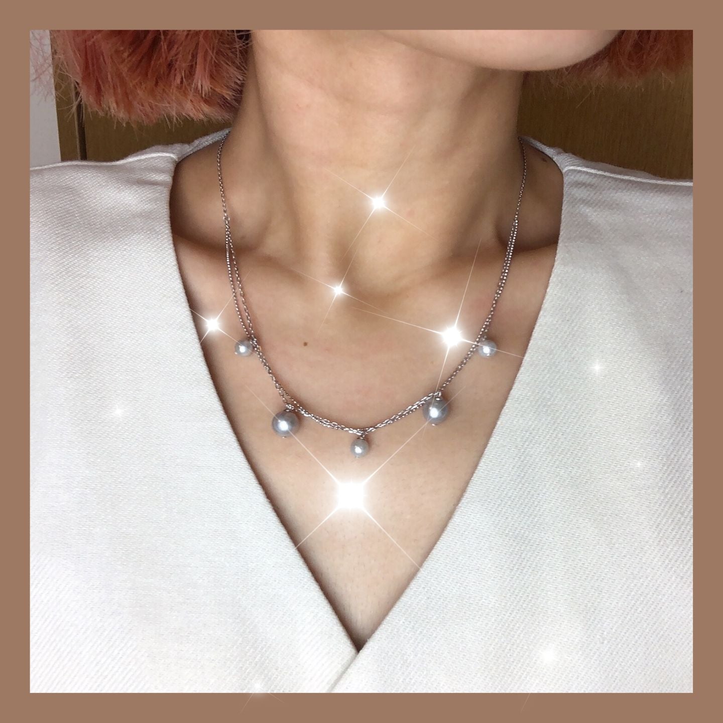 Starlit drops Necklace