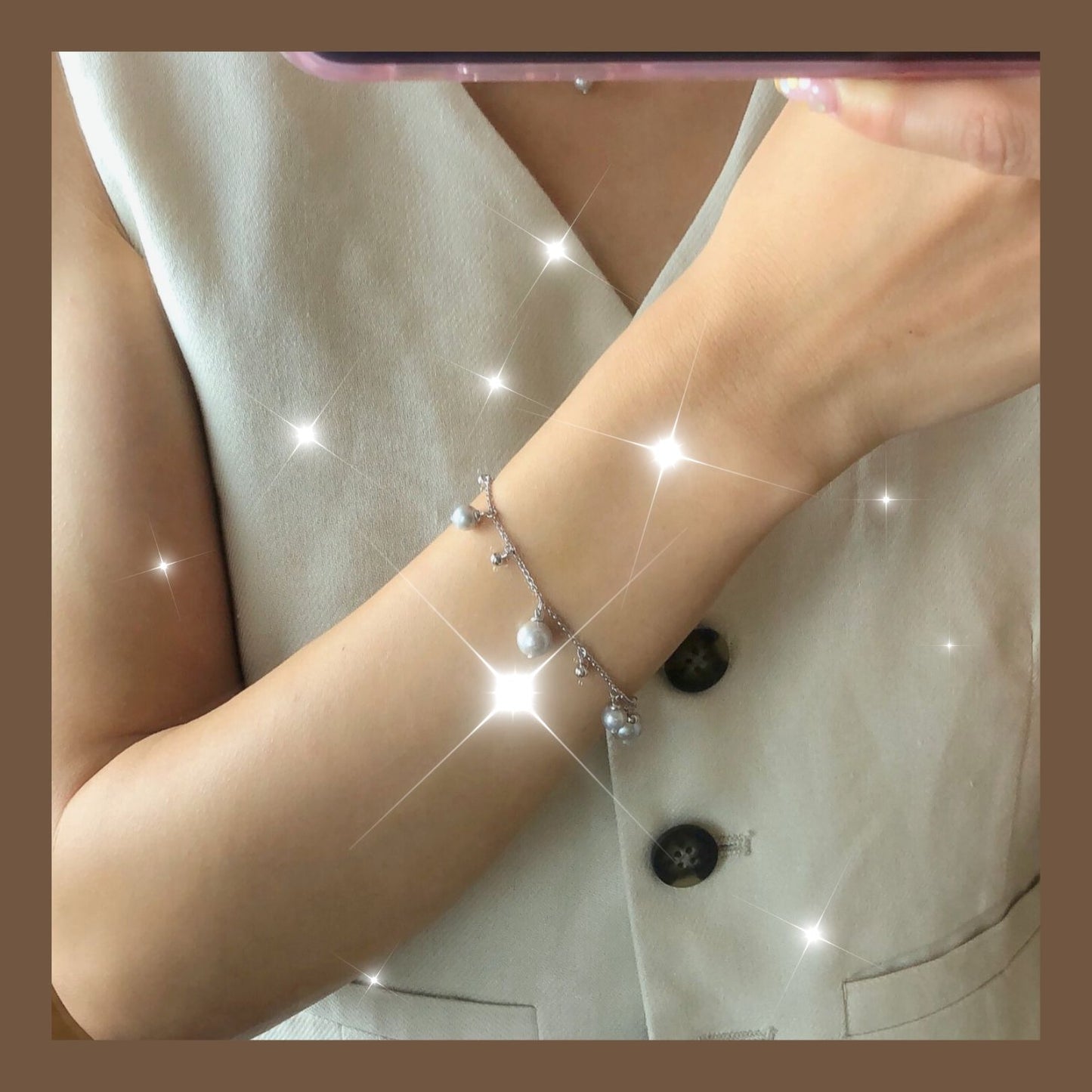 Starlit drops Bracelet